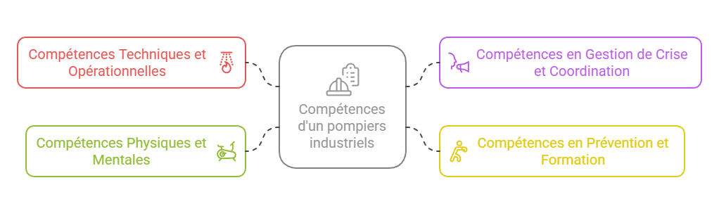 Les 4 principales compétences d'un pompier industriel