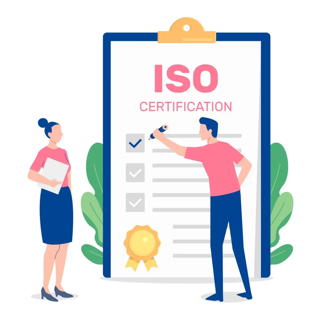 Illustration d'une certification iso
